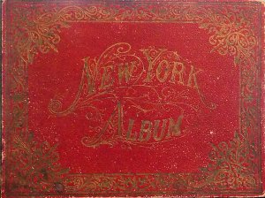 New York Album. Frühes touristisches Leporello um 1890 +/-