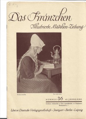 antiquarisches Buch – Dr.Otto Hohenstatt – Das Kränzchen 36 1931 Salzburg, eine österreichische Stadt, Illustrierte Mädchenzeitung 42.Jahrgang