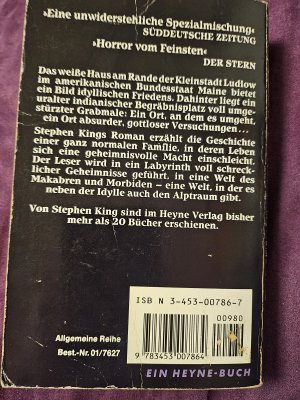 gebrauchtes Buch – Stephen King – Friedhof der Kuscheltiere