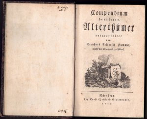 Compendium deutscher Alterthümer.