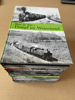 18 Bände): Bahn im Bild. Nr: 1: Dampf im Weinviertel. 2: Die steirische Erzbergbahn. 4: Die Type M der Wiener Verkehrsbetriebe. 5: die Zillertalbahn. […]