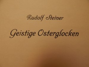 antiquarisches Buch – Steiner, Rudolf / Vitaesophia – Geistige Osterglocken