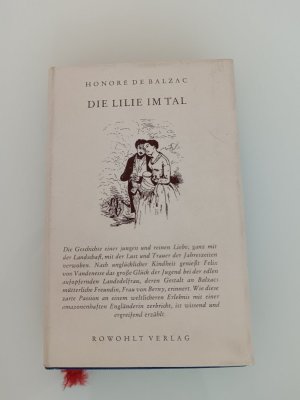 antiquarisches Buch – DIE LILIE IM TAL – HONORE DE BALZAC