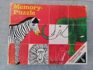 Tier Memory-Puzzle Ravensburger (ohne Würfel und Anleitung)