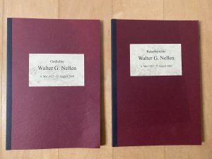 gebrauchtes Buch – Nellen, Walter G – Gedichte [und] Reiseberichte [= 2 Bände]