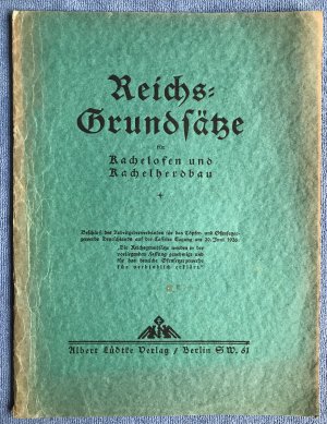 antiquarisches Buch – V.A.T.O.D. - H.Z.D.O. – Reichsgrundsätze für Kachelofen und Kachelherdbau