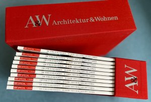 gebrauchtes Buch – Friedrich, Barbara  – A&W Architektur & Wohnen DESIGN : alle 10 Sonderhefte "Designer des Jahres“ in Jubiläums-Box