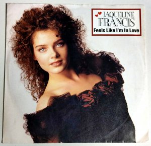 gebrauchter Tonträger – Jaqueline Francis – Jaqueline Francis ‎– Feels Like I'm In Love (1989) Vinyl-Single, 7", gebraucht