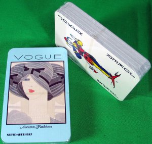 Waddingtons Playing Cards / OVP! - "VOGUE" 1927 - Vintage Rarität