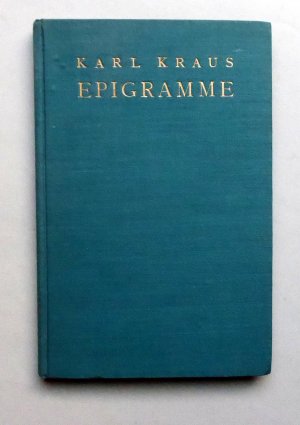 Epigramme.