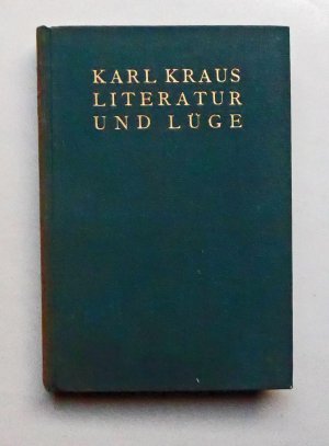 Literatur und Lüge.