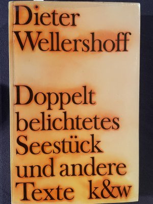 gebrauchtes Buch – Dieter Wellershoff – Doppelt belichtetes Seestück und andere Texte