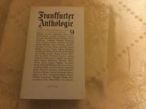 Frankfurter Anthologie.  Band 9  Gedichte und Interpretationen