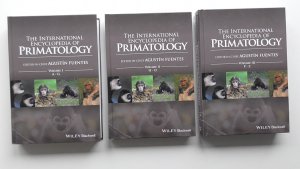 gebrauchtes Buch – Agustín Fuentes – The International Encyclopedia of Primatology - 3 Volume Set - Wiley/Blackwell