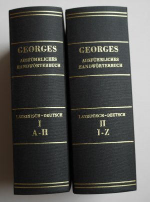 gebrauchtes Buch – Georges, Karl Ernst – Ausführliches Handwörterbuch Lateinisch – Deutsch