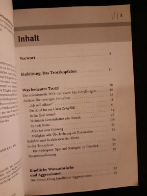 gebrauchtes Buch – Doris Heueck-Mauß – Das Trotzkopfalter. Der Ratgeber für Eltern von 2-6 jährigen Kindern.