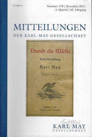 Mitteilungen der Karl-May-Gesellschaft Nr. 170 Dezember 2011 43. Jahrgang