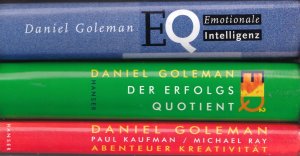 gebrauchtes Buch – Daniel Goleman, Paul Kaufman – Goleman-Paket: EQ - Emotionale Intelligenz; Der Erfolgsquotient; Kreativität entdecken - 3 Bände