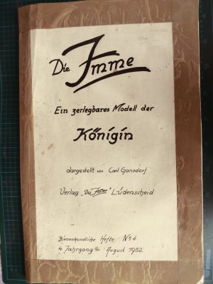 "Die Imme", "Zerlegbares Modell der Königin", "dargestellt von Carl Gansdorf"