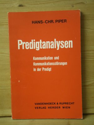 "Predigtanalysen"