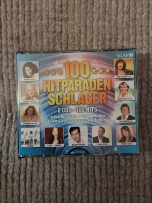 gebrauchter Tonträger – 100 Hitparaden Schlager (5 CDs - 100 Hits)