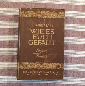 antiquarisches Buch – William Shakespeare – Wie es euch gefällt - Englisch - Deutsch