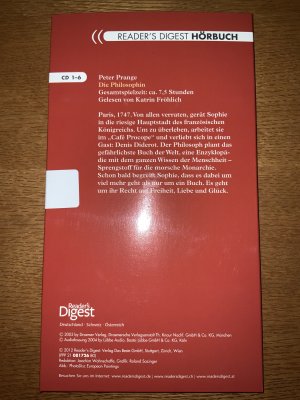 gebrauchtes Hörbuch – Peter Prange – Die Philosophin 6 CDs