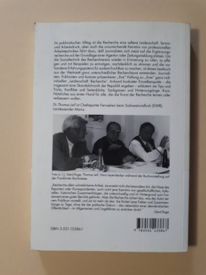 gebrauchtes Buch – Thomas Leif – Leidenschaft: Recherche - Skandal-Geschichten und Enthüllungs-Berichte