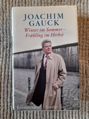 gebrauchtes Buch – Joachim Gauck – Winter im Sommer – Frühling im Herbst - Erinnerungen