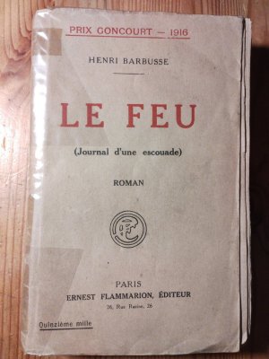 Le Feu ; Journal d