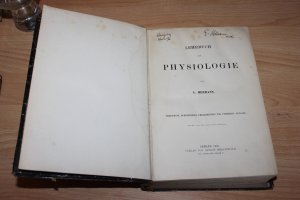 Lehrbuch der Physiologie. 13., umgearbeitete und verbesserte Auflage.