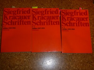 Schriften 5.1, 5.2, 5.3. Aufsätze. 3 Bde