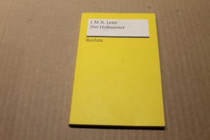 gebrauchtes Buch – Lenz, Jakob M – Der Hofmeister