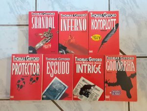 7 X Thomas Gifford - Inferno + Skandal + Protector + Gomorrha + Komplott + Escudo + Intrige