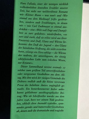 antiquarisches Buch – Hans Fallada – Gesammelte Erzählungen.