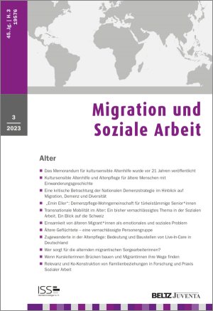 gebrauchtes Buch – Migration und Soziale Arbeit, Ausgabe 3/2023. Schwerpunkt: Alter