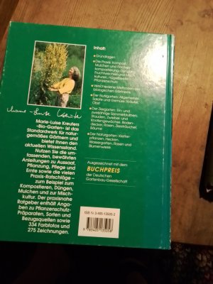 gebrauchtes Buch – Kreuter, Marie L – Der Bio-Garten