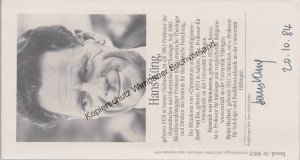Original Autogramm Hans Küng (1928-2021) /// Autograph signiert signed signee