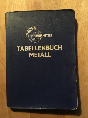 Tabellenbuch Metall Europa Lehrmittel