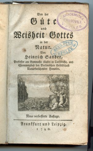 Von der Güte und Weisheit Gottes in der Natur