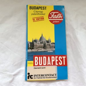 Budapest. Citymap / Stadtplan. Maßstab 1 : 20 000 - 1 : 35 000. Mit Strassenindex