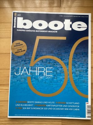 gebrauchtes Buch – boote 8/2017 - Europas grösstes Motorboot-Magazin