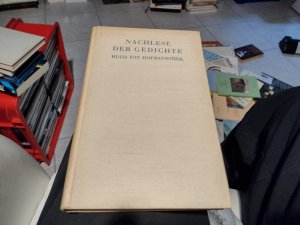 antiquarisches Buch – Hugo von Hofmannsthal – Nachlese der Gedichte