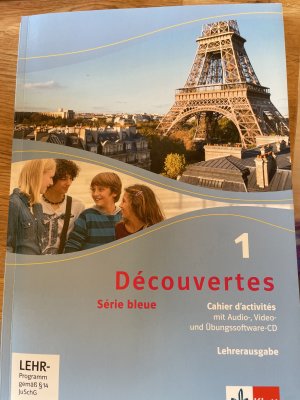 Découvertes 1 Série bleue Carhier d‘activités Lehrerausgabe