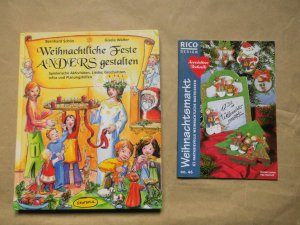 gebrauchtes Buch – Schön, Bernhard; Walter, Gisela // Michael Lindner – 4 Bücher: Weihnachtliche Feste anders gestalten // Zauberhafte Faltsterne // Dekoideen für Advent & Weihnachten // Weihnachtsmarkt (Serviettentechnik)