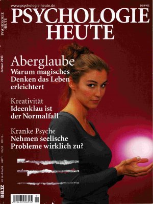 gebrauchtes Buch – Autorenteam – Psychologie heute - 2013-01 - Aberglaube