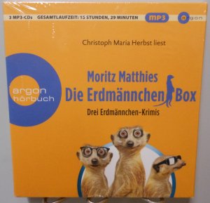 Hörbuch Erdmännchen Krimi Box 3 Mp3 CD Tierische Abenteuer Moritz Matthies T1180