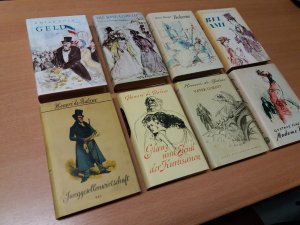 8 Bände mit klassischer französischer Literatur des 19. Jahrhunderts: 1) Emile Zola: Das Geld. 2) Honore de Balzac: Die Base Lisbeth. 3) Junggesellenwirtschaft […]