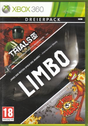 Microsoft XBOX 360 Spiel - Triple Pack / Dreierpack: Trials HD / Limbo / Splosion Man *komplett*