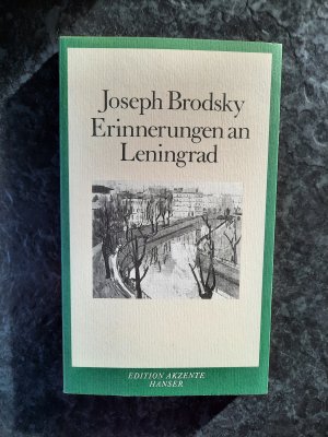 gebrauchtes Buch – Joseph Brodsky – Erinnerungen an Petersburg